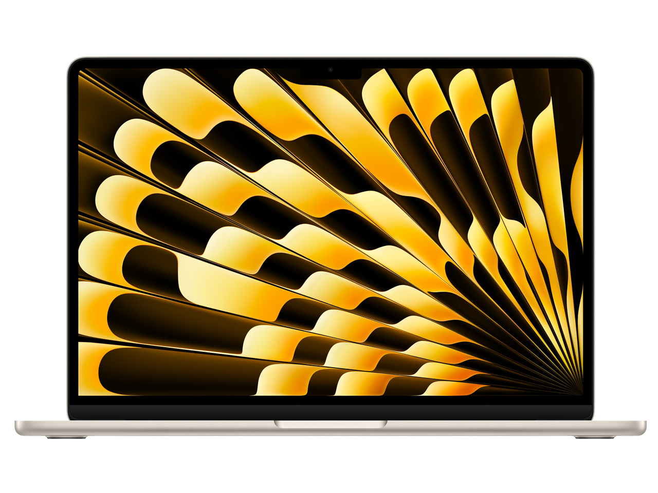 ★Apple MacBook Air 13.6インチ Liquid Retinaディスプレイ MW0Y3J/A [スターライト]