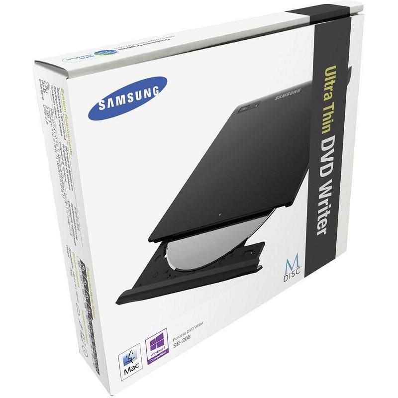 DVDスーパーマルチドライブ 外付け SAMSUNG SE-208GB/RSBD