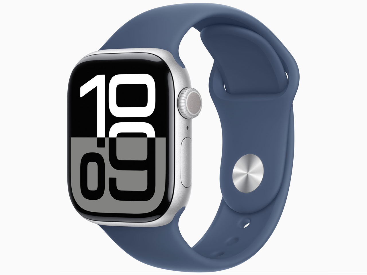 ★Apple Apple Watch Series 10 GPSモデル 42mm MWWC3J/A [シルバー・デニムスポーツバンド M/L]