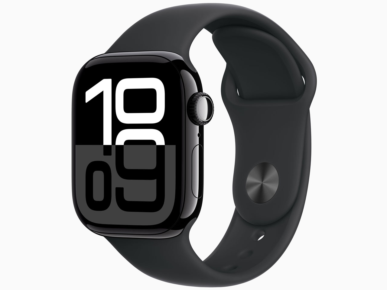 ★Apple Apple Watch Series 10 GPSモデル 42mm MWWE3J/A [ジェットブラック・ブラックスポーツバンド S/M]