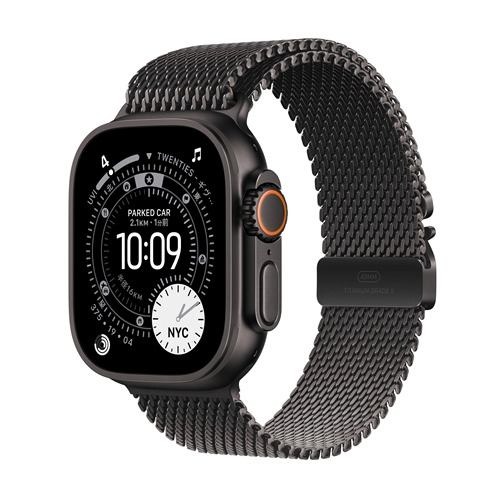 ★Apple Watch Ultra 3 GPS+Cellularモデル 49mm MF1N4J/A [ブラック・ブラックチタニウムミラネーゼループ S]