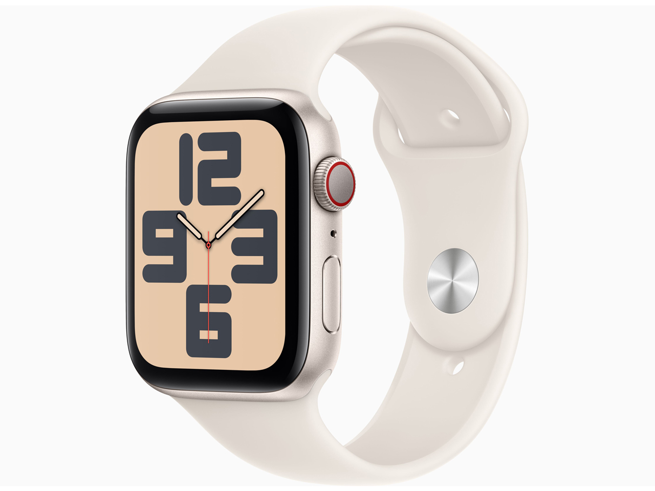 ★Apple Apple Watch SE 第2世代 GPS+Cellularモデル 44mm MXGU3J/A [スターライトスポーツバンド M/L]